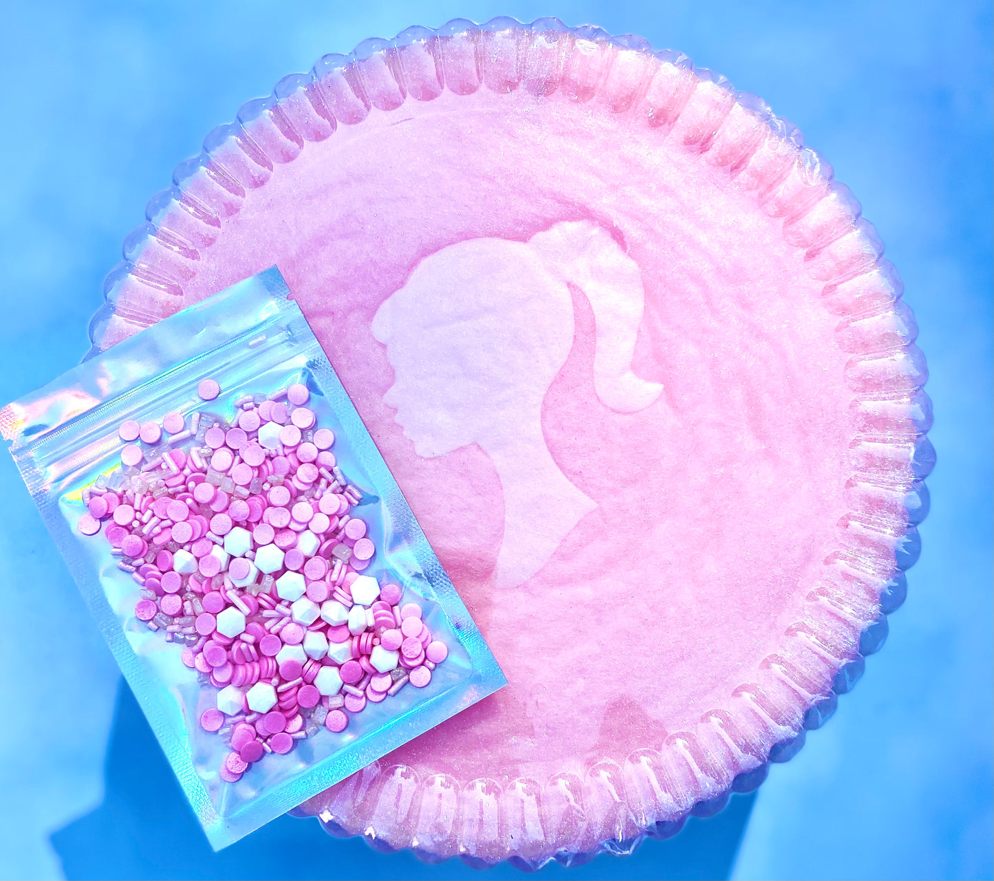 Barbie Cotton Candy Cake