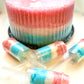 Red, White and Blue Cotton Candy Cake