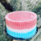 Red, White and Blue Cotton Candy Cake